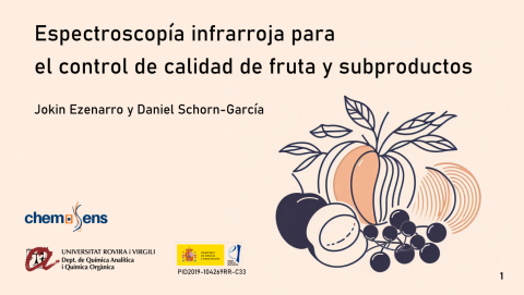 Nuestro investigadores Jokin Ezenarro y Daniel Schorn-García han impartido un seminario sobre el control de maduración de frutos con infrarrojo